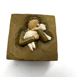 Willow Tree Peace on Earth Box Susan Lordi 2004 DEMDACO Keepsake Hinged Lid